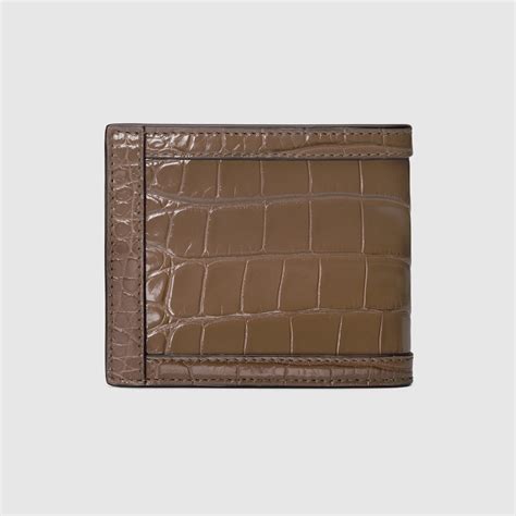 gucci crocodile wallet|original Gucci wallet.